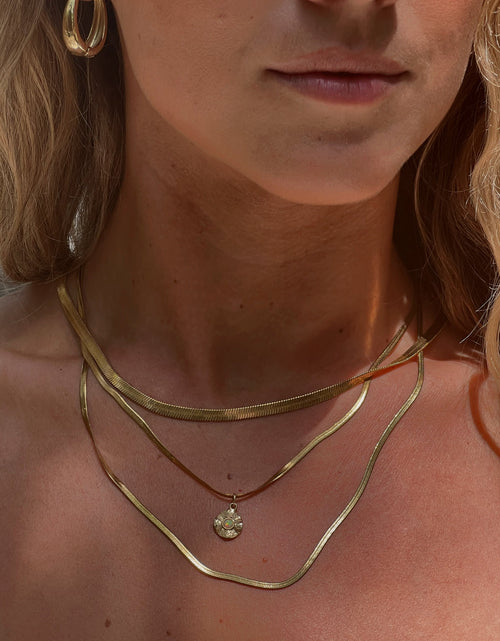 Load image into Gallery viewer, Thick Herringbone Chain by Toasted Jewelry
