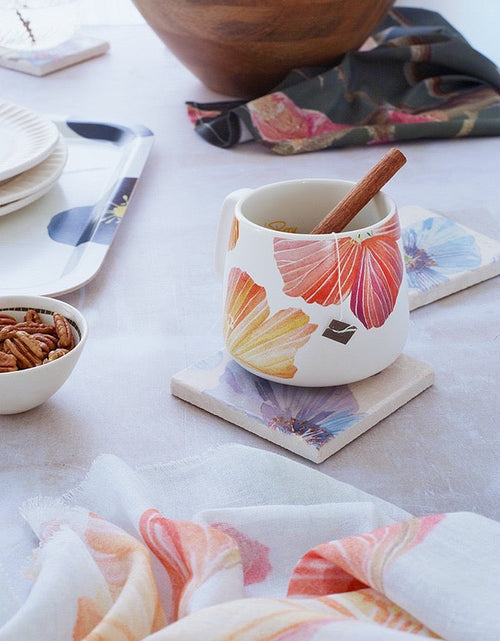Load image into Gallery viewer, Porcelain Mug:  Hibiscus by India &amp; Purry

