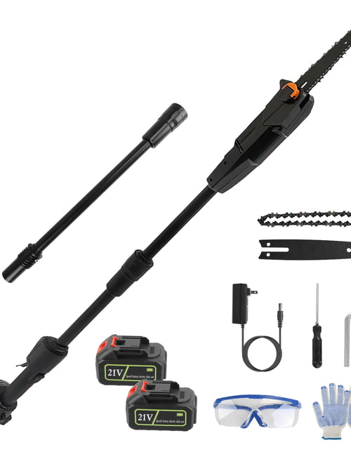 Load image into Gallery viewer, 6in Cordless Pole Saw, 7.4FT Extendable, 35FT/S Speed, 2 Batteries Included
