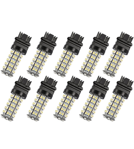 10Pcs/Kit LED Car Light Bulbs 760lm T25 3528SMD 6000K Pure White Auto Lamps Replacement for Dome Map Door Trunk Signal License Plate
