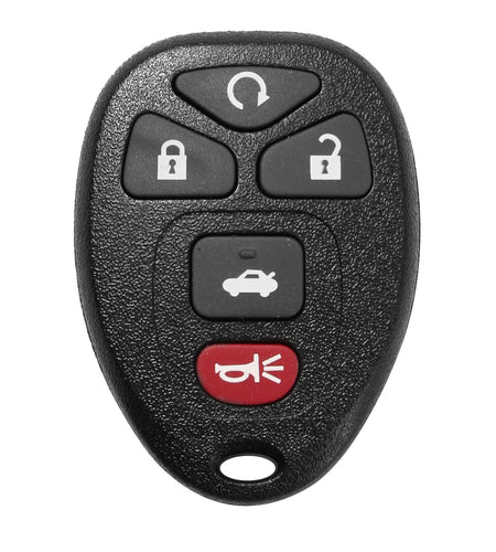 2 Keyless Entry Car Key Remote Key Fob Case Button Pad Replacement for 2004-2010 Chevrolet Malibu KOBGT04A