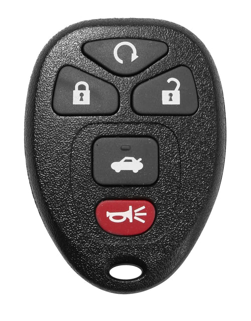 Load image into Gallery viewer, 2 Keyless Entry Car Key Remote Key Fob Case Button Pad Replacement for 2004-2010 Chevrolet Malibu KOBGT04A
