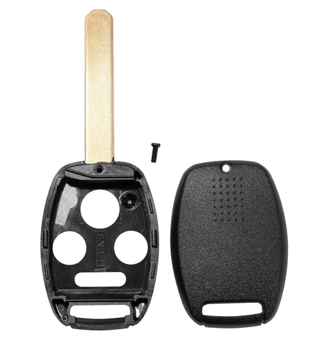 2Pcs Keyless Entry Remote Shell Case Fit For Honda Accord 2008-2012 Car Key Fob Pad Replacement N5F-S0084A N5F-A05TAA w/ Uncut Blade