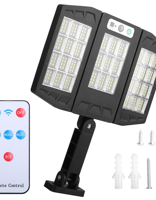 Load image into Gallery viewer, Solar Wall Light Outdoor 33 COB Beads PIR Motion Sensor Remote Control Wireless Lamps IP45 Waterproof Lighting for Garage Front Door Garden Pathway
