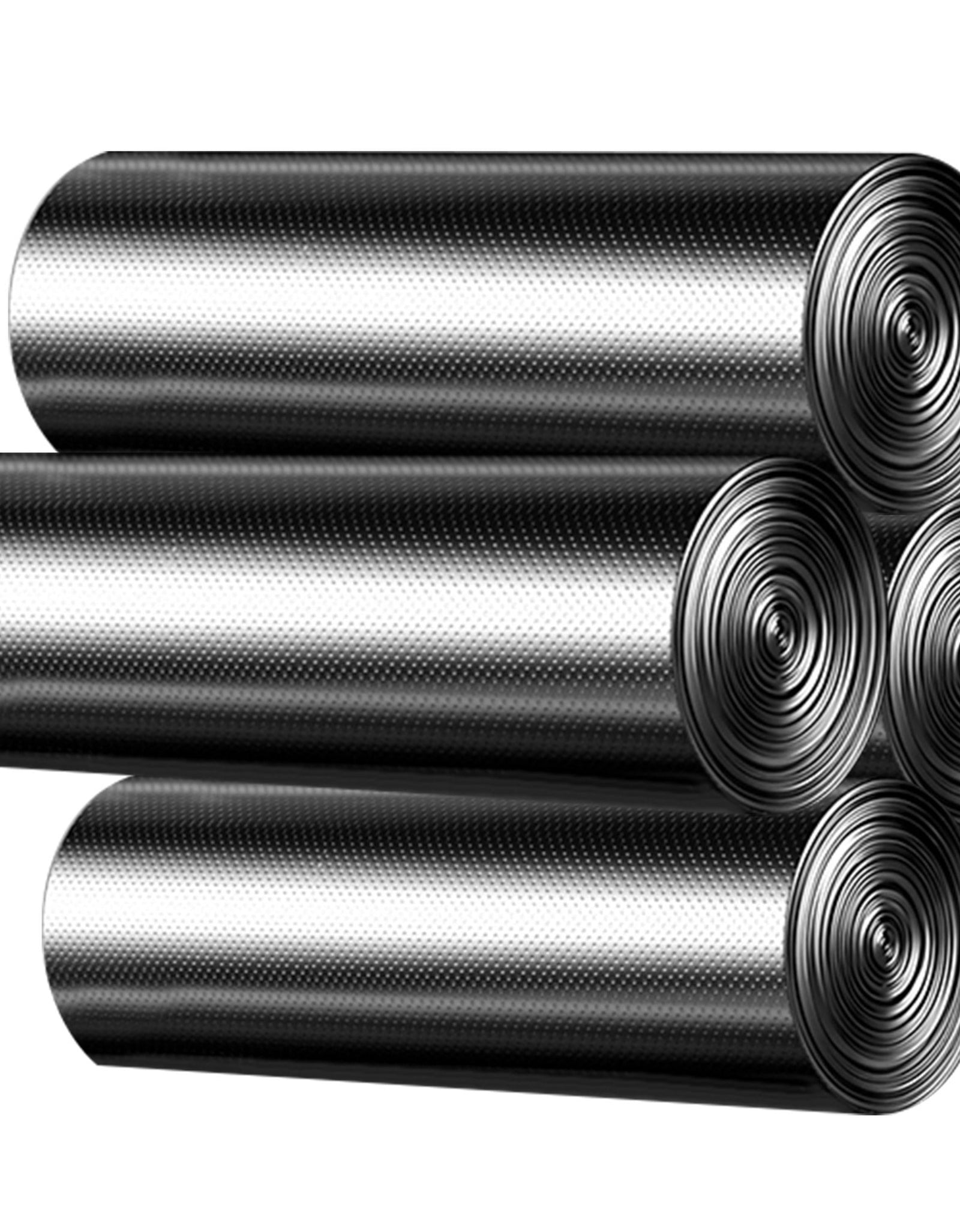 4 Rolls Black Garbage Bags 6.18 Gallons Unscented Disposable Trash Bags Portable Leak Resistant Trash Can Liners for Bathroom Office Kitchen Bedroom C