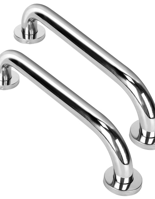 Load image into Gallery viewer, 2Pcs Bath Grab Bar 11.8in Sturdy Stainless Steel Shower Safety Handle For Bathtub Toilet Stairway Anti-slip Handrail Balance Bar 220LBS Pull Force
