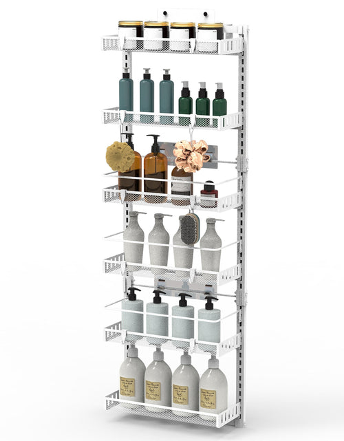 Load image into Gallery viewer, Over-the-Door Pantry Organizer 6-Tier Steel Rack 110LBS Load Capacity
