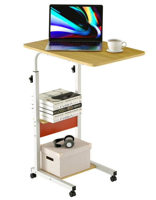 Load image into Gallery viewer, 3-Tier Laptop Desk Small Side Table - Fits Couch, Bed, Sofa - for Small Spaces - Living Room, Bedroom
