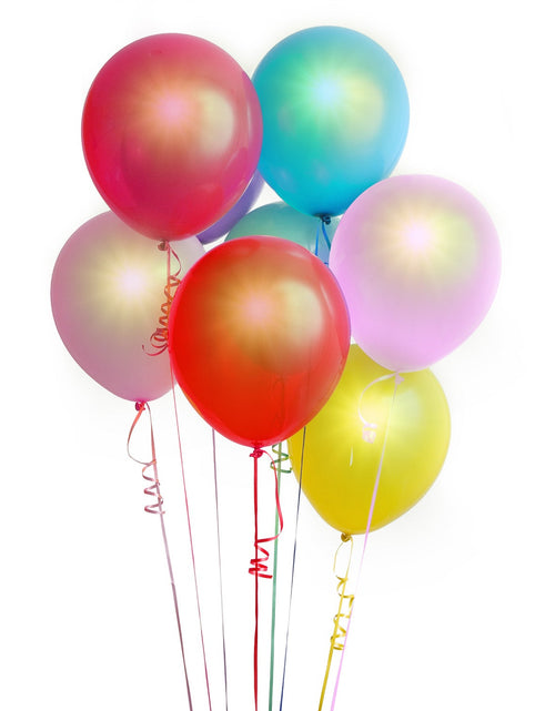 Load image into Gallery viewer, 6Packs LED Light Up Balloons 6 Colors Night Lights Party Balloons for Parties Birthday Wedding Halloween Christmas Festival Club Bar Concert
