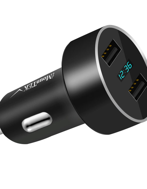 Load image into Gallery viewer, 15W/3.1A Dual USB Car Charger Adapter - Fast Aluminum Alloy Charging for iPhone XR XS &amp; Tablet PC
