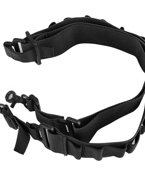 Load image into Gallery viewer, Tactical Shotgun Sling 2 Point Gun Sling Adjustable Shoulder Strap Rifle Shotgun Belts w/ 15-Shell Holders

