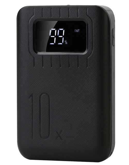 Load image into Gallery viewer, 10,000mAh Power Bank Charger with Dual USB Ports, LCD Display &amp; Flashlight
