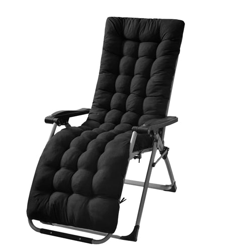 67x22in Chaise Lounger Cushion Recliner Rocking Chair Sofa Mat Deck Chair Cushion