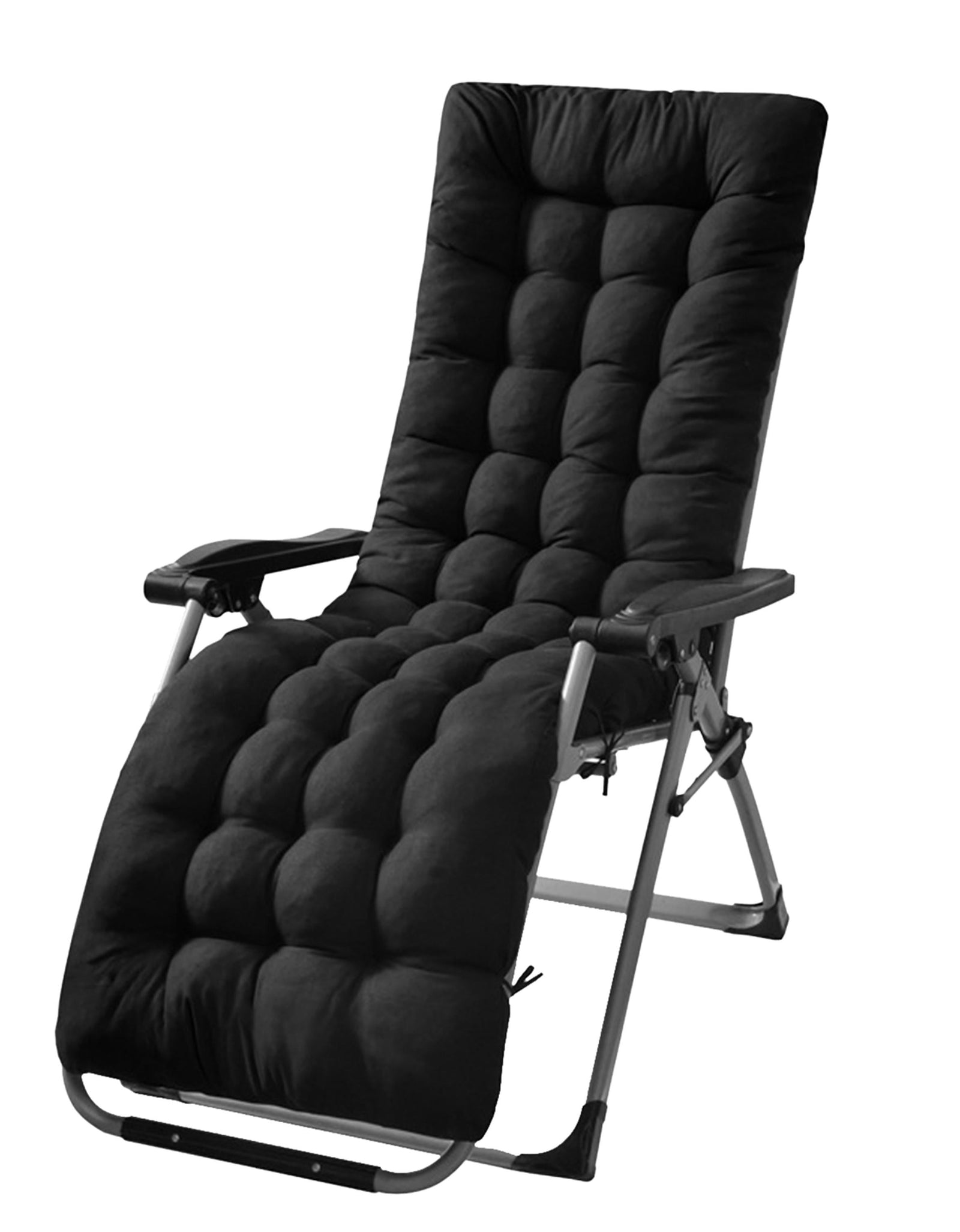 67x22in Chaise Lounger Cushion Recliner Rocking Chair Sofa Mat Deck Chair Cushion