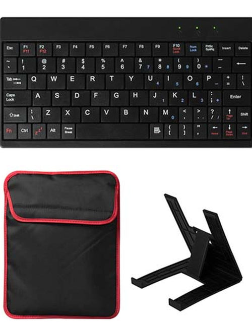 Load image into Gallery viewer, Tablet PC Sleeve Bag Case Stand For Tablet Under 10in w/ USB Mini Keyboard Two Layer Pockets
