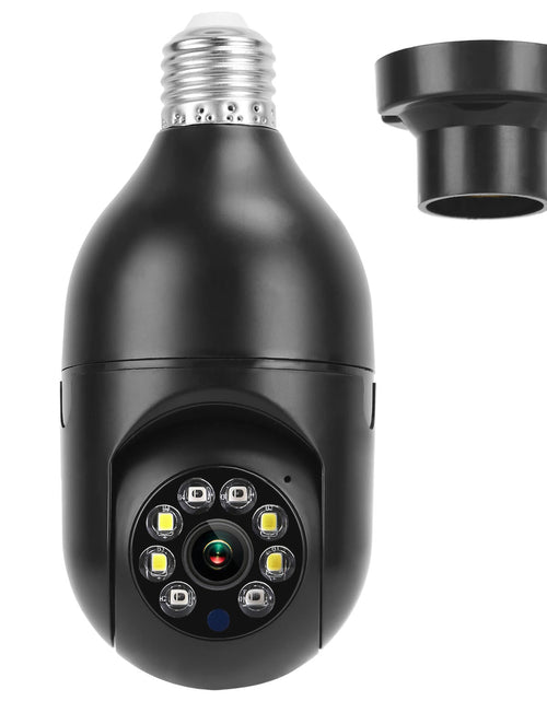 Load image into Gallery viewer, E27 WiFi Bulb Camera 1080P FHD WiFi IP Pan Tilt Security Surveillance Camera with Two-Way Audio Night Vision Motion Detection Function APP Control
