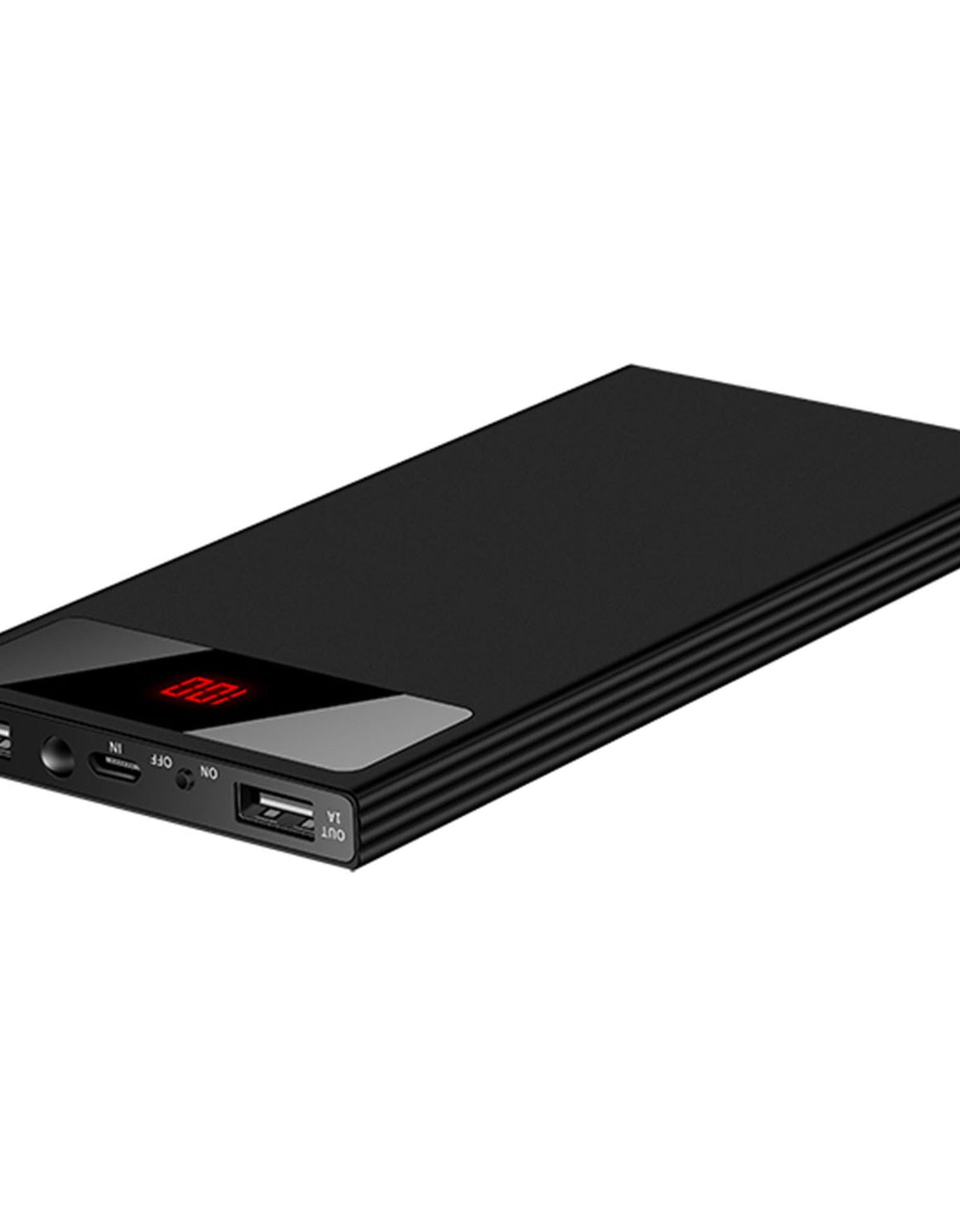 20K mAh Power Bank - Ultra-thin, Dual USB Ports, Flashlight, Battery Display
