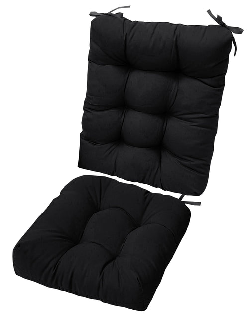 Load image into Gallery viewer, 2Pcs Rocking Chair Cushion Set, Non-Slip Ties, Comfortable, Indoor Use
