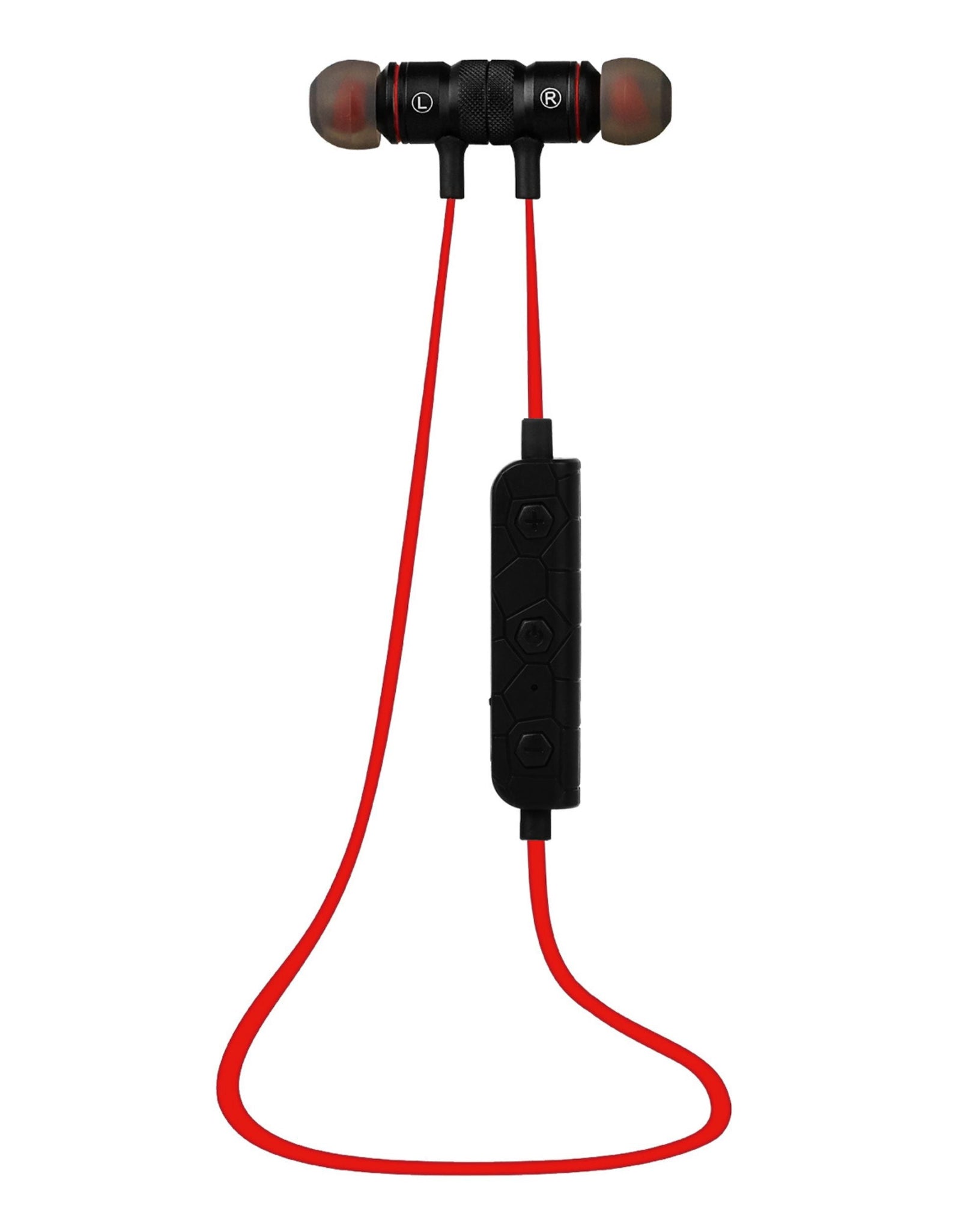 Sweat-proof Wireless Neckband Earbuds for Gym, Running, Hiking - Call Alert, Number Broadcast - In-Ear, Headsets