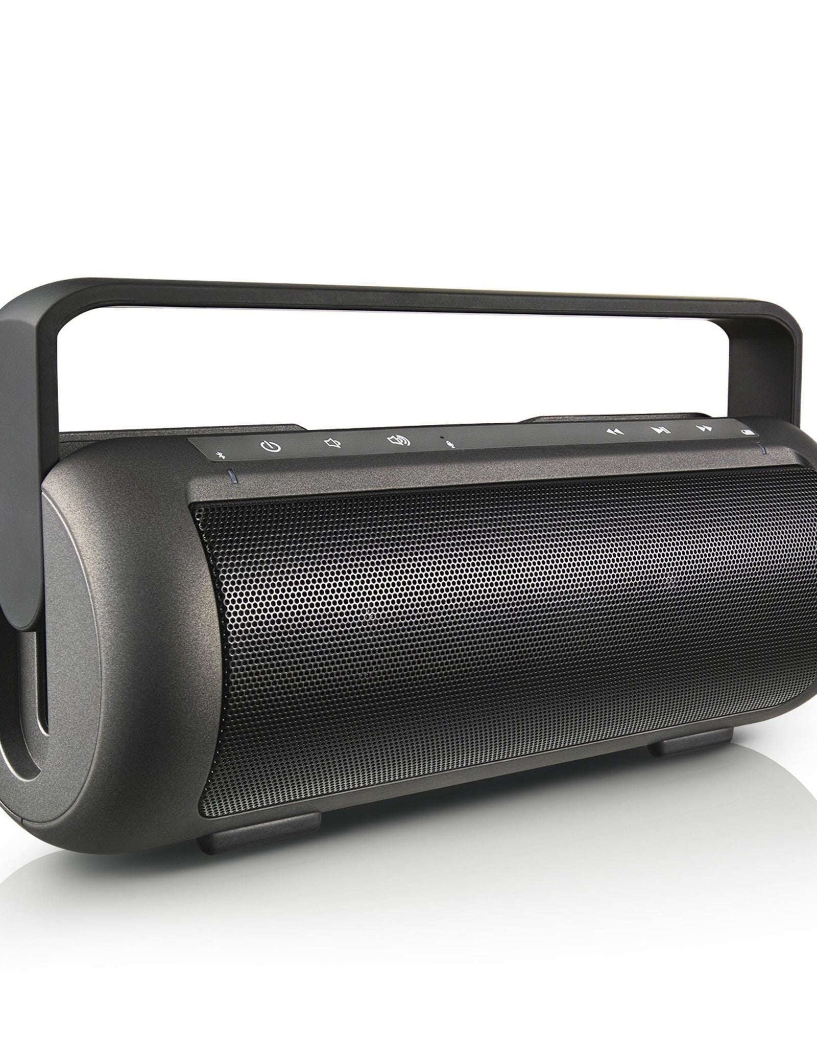 iRola Wireless Speaker Powerful Dual Subwoofer Stereo Bass Noise Cancelling w/Mic Aux-in for Camping Party