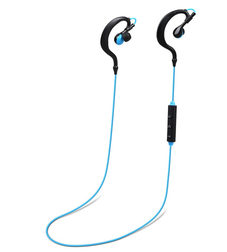 Wireless Sport In-Ear Headphones V4.1 - Sweat-proof Neckband Earbuds, Deep Bass, Mic - Running, Hiking, Travel
