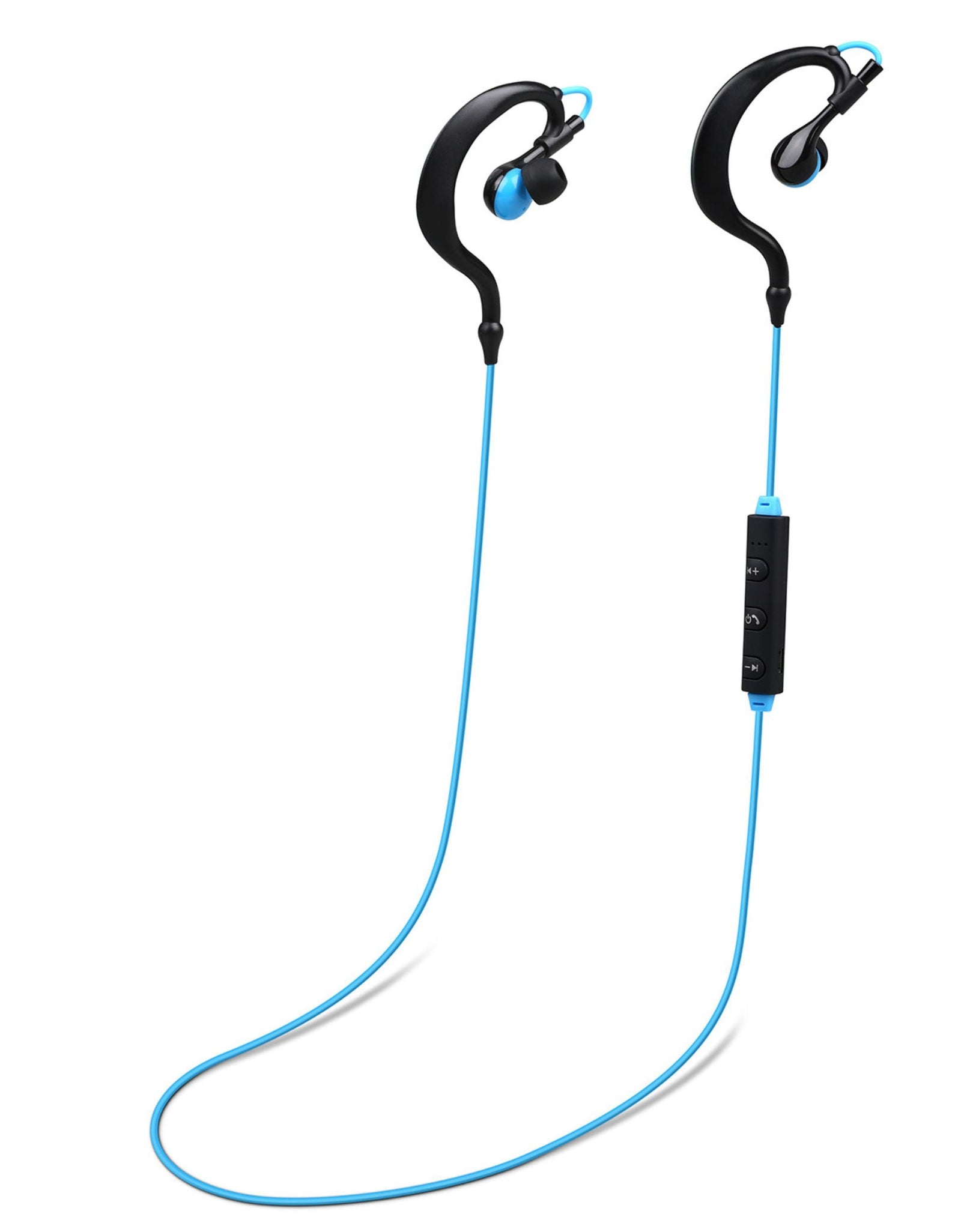 Wireless Sport In-Ear Headphones V4.1 - Sweat-proof Neckband Earbuds, Deep Bass, Mic - Running, Hiking, Travel