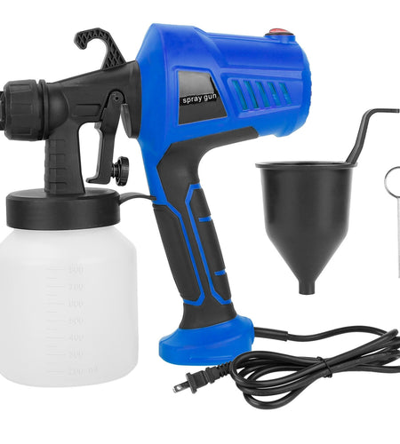 700W Electric Paint Sprayer Handheld HVLP Spray Painter Painting Spray Gun For Fences Brick Walls w/ 3 Spray Patterns 800ML Detachable Cup