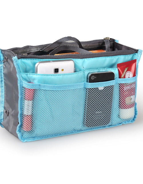 Load image into Gallery viewer, Women Lady Travel Insert Handbag Organiser Makeup Bags Toiletry Purse Liner w/Hand Strap
