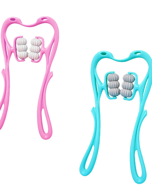 Load image into Gallery viewer, Neck Roller Massager 360� Rotatable Trigger Point Roller Portable Massager with 6 Balls for Neck Leg Thigh Foot Pain Relief
