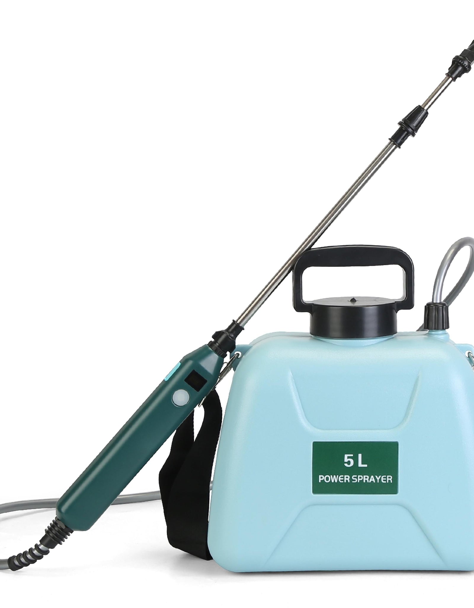 5L Battery Operated Water Sprayer Portable Electric Garden Sprayer w/ Wand
