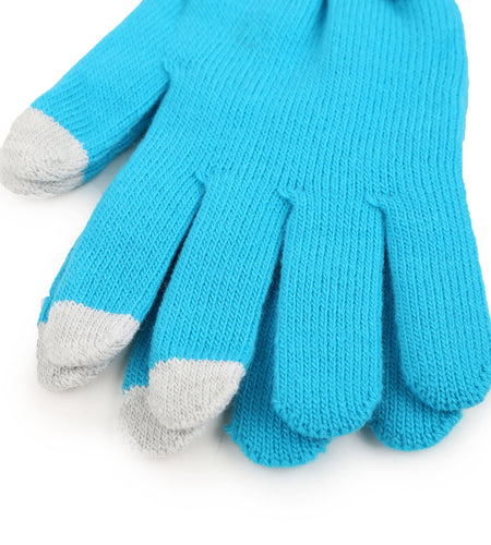 Unisex Winter Knit Gloves Touchscreen Outdoor Windproof Cycling Skiing Warm Gloves
