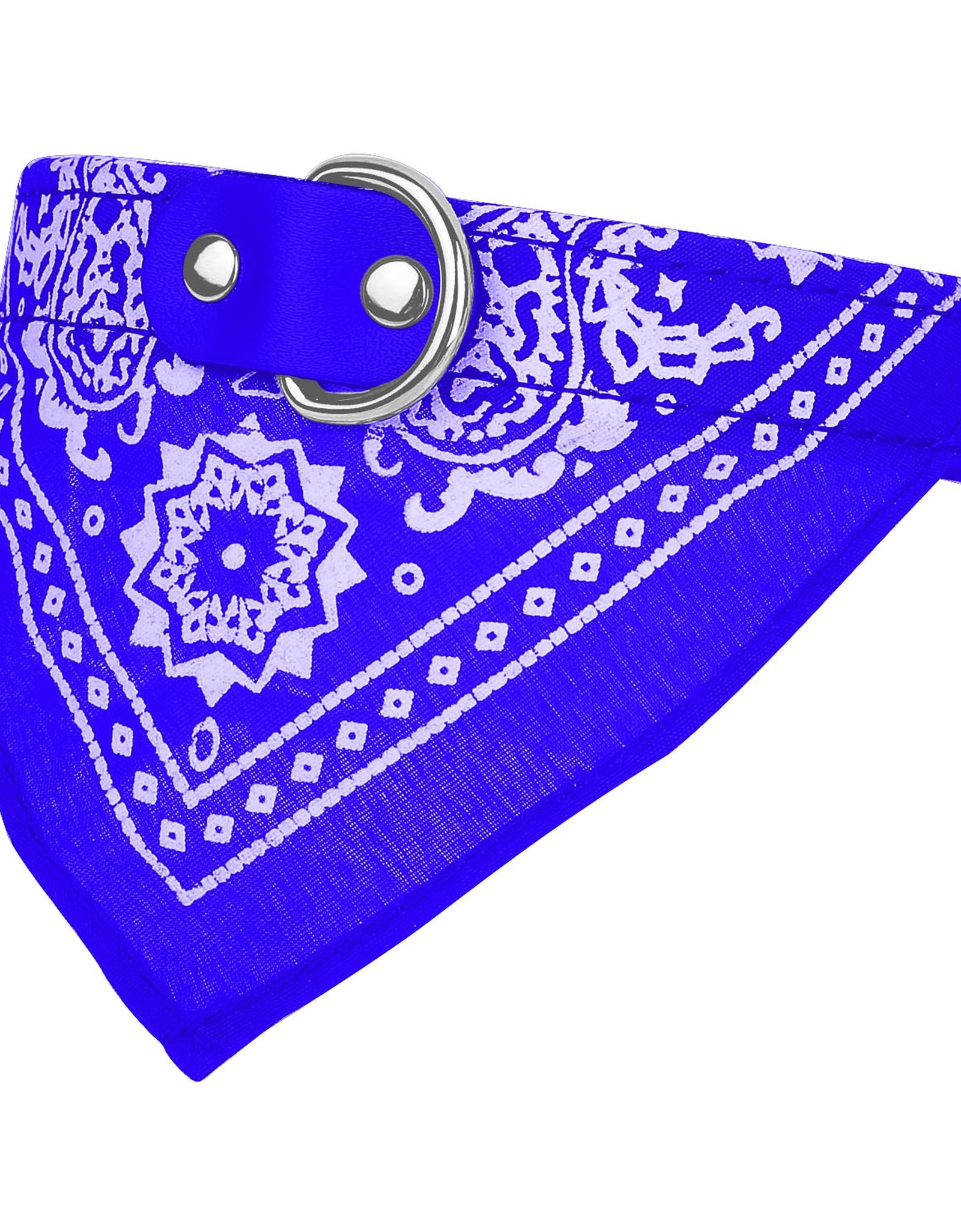 Adjustable Bandana Leather Pet Collar Triangle Scarf