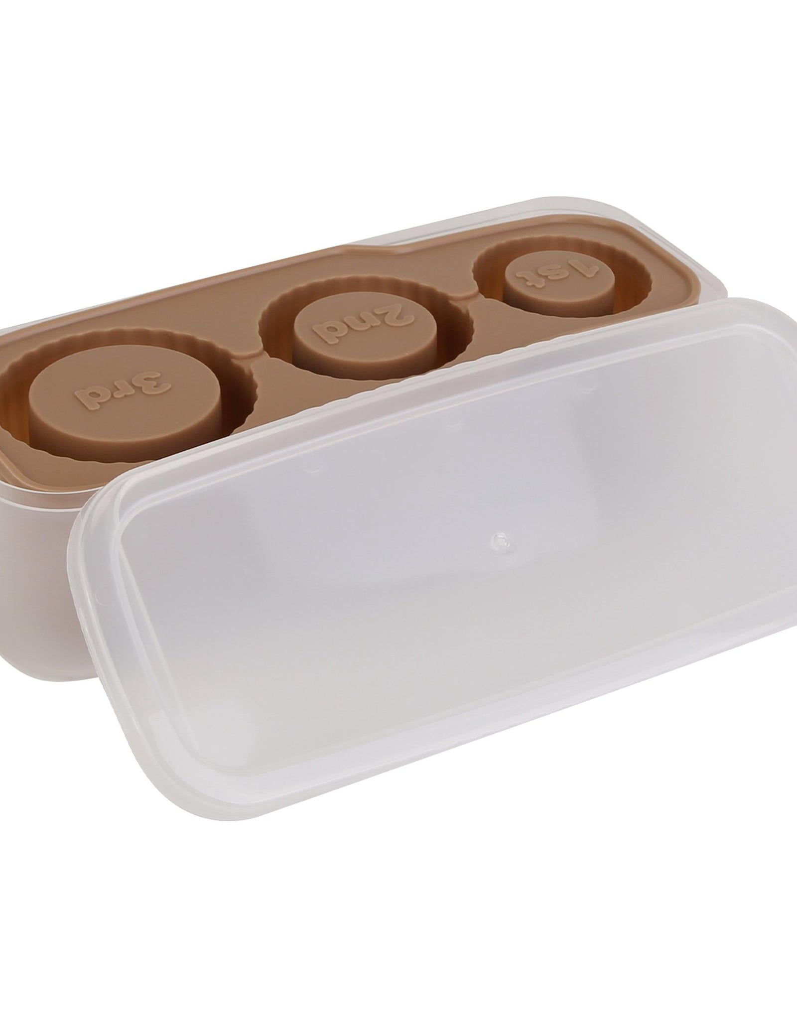 Ice Cube Tray Fit For 20OZ/30OZ/40OZ Stanley Cup Easy Release Silicone Hallow Cylinder Tumbler Ice Cube Mold With Lid And Bin for Iced Juice Whiskey C