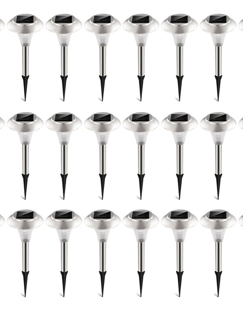 Load image into Gallery viewer, 24Packs Solar Garden Lights Outdoor IP44 Waterproof Solar Pathway Lights Color Changing Landscape Lamps 10Hrs Lawn Lighting for Yard Driveway Walkway
