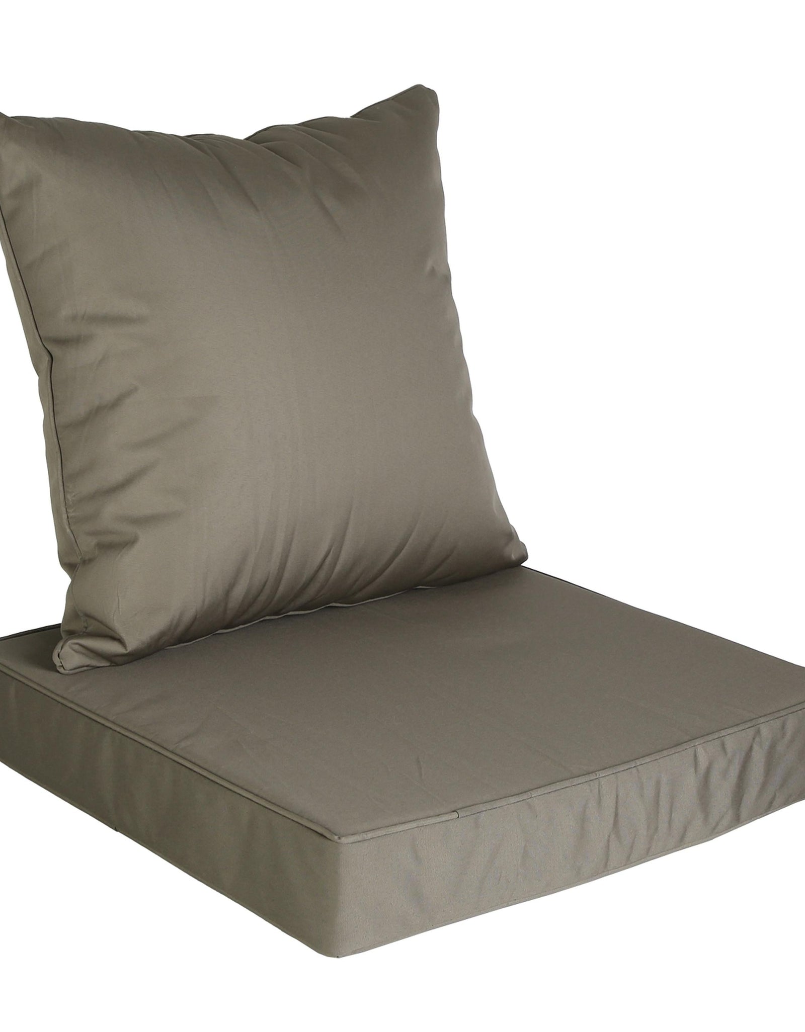 Outdoor Seat Cushion Set, Waterproof, Fade-Resistant, Removable Cover