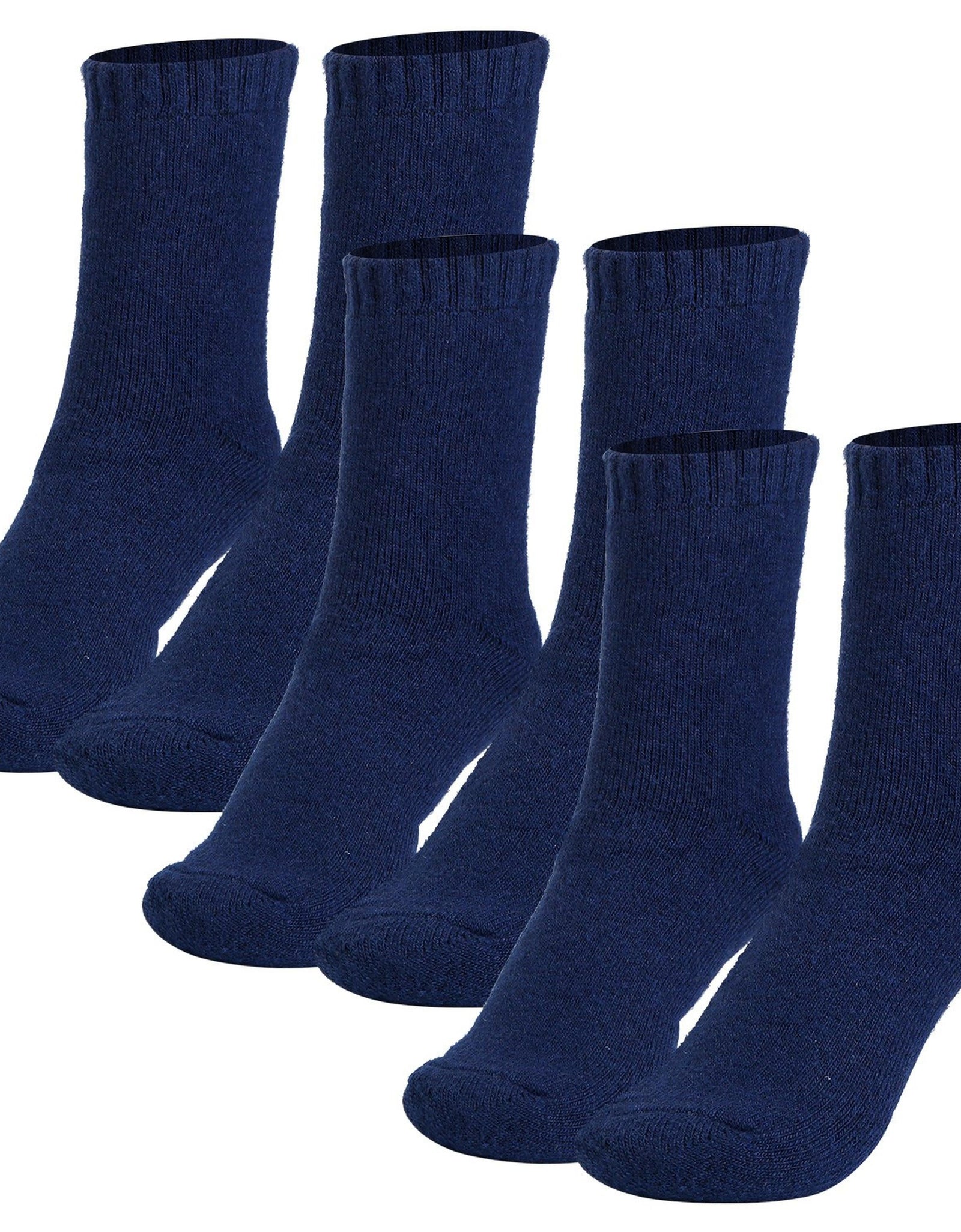 3 Pairs Men Warm Wool Socks Soft Cozy Winter Thermal Socks For Men Thick Heat-Trapping Moisture Wicking Socks Indoor Outdoor