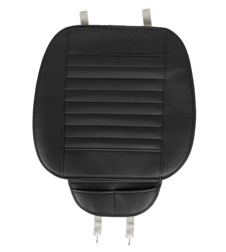 Universal Car Seat Cushion Cover Breathable Car Front Seat Cover Pad Mat Filling Bamboo Charcoal w/ Non-Slip Bottom and Storage Pockets