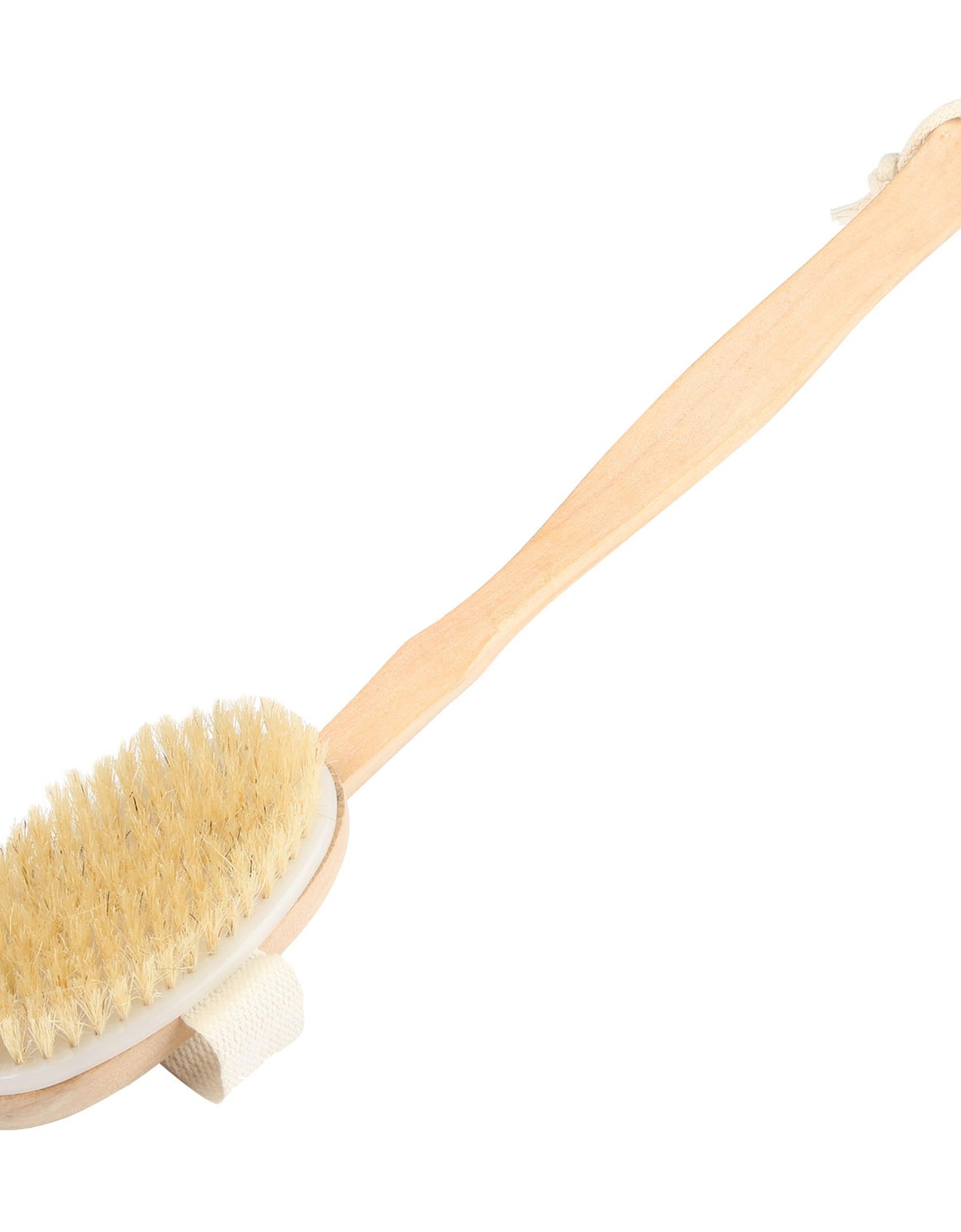 Bath Brush 15" Shower Body Back Scrubber with Long Handle Detachable Brush for Cellulite Exfoliating Detox