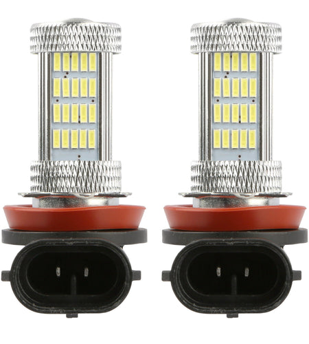 2PCS 800lm H8/H9/ H11 LED Fog DRL Light Bulb IP65 Water-Resistant 360� Beam Angle 6000K White