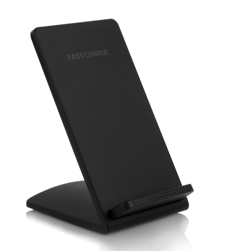 Qi Wireless Charger 10W Fast Charging Pad Stand Dual Coils Compatible with 7.5W 5W for iPhone XS/XS Max/XS/X Galaxy S10 /S9+ /S8 Google Nexus 6