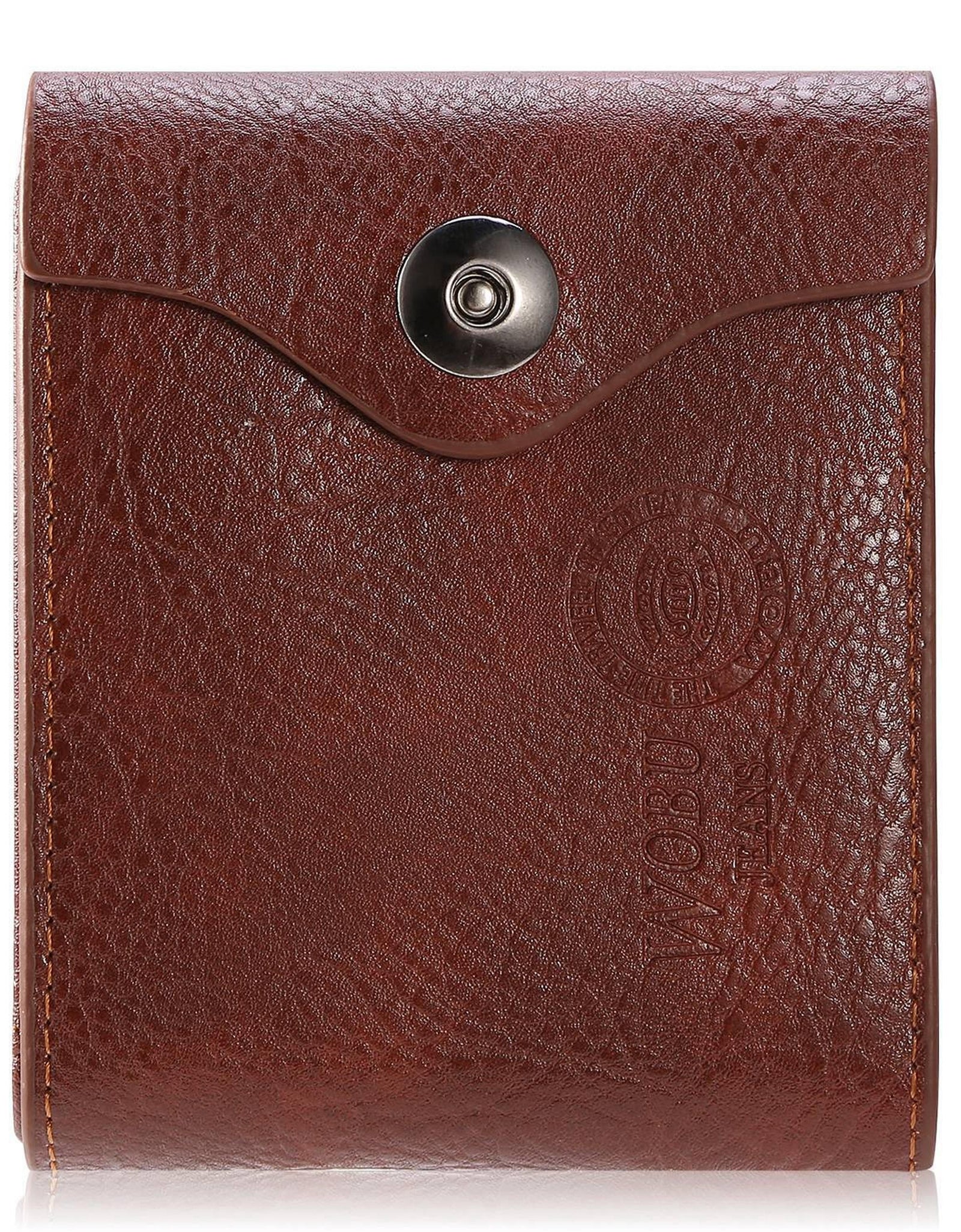 Men�s Wallet PU Leather Bifold Purse Slim RFID Blocking Card Holder Cases w/ 2 ID Window Coin Pocket