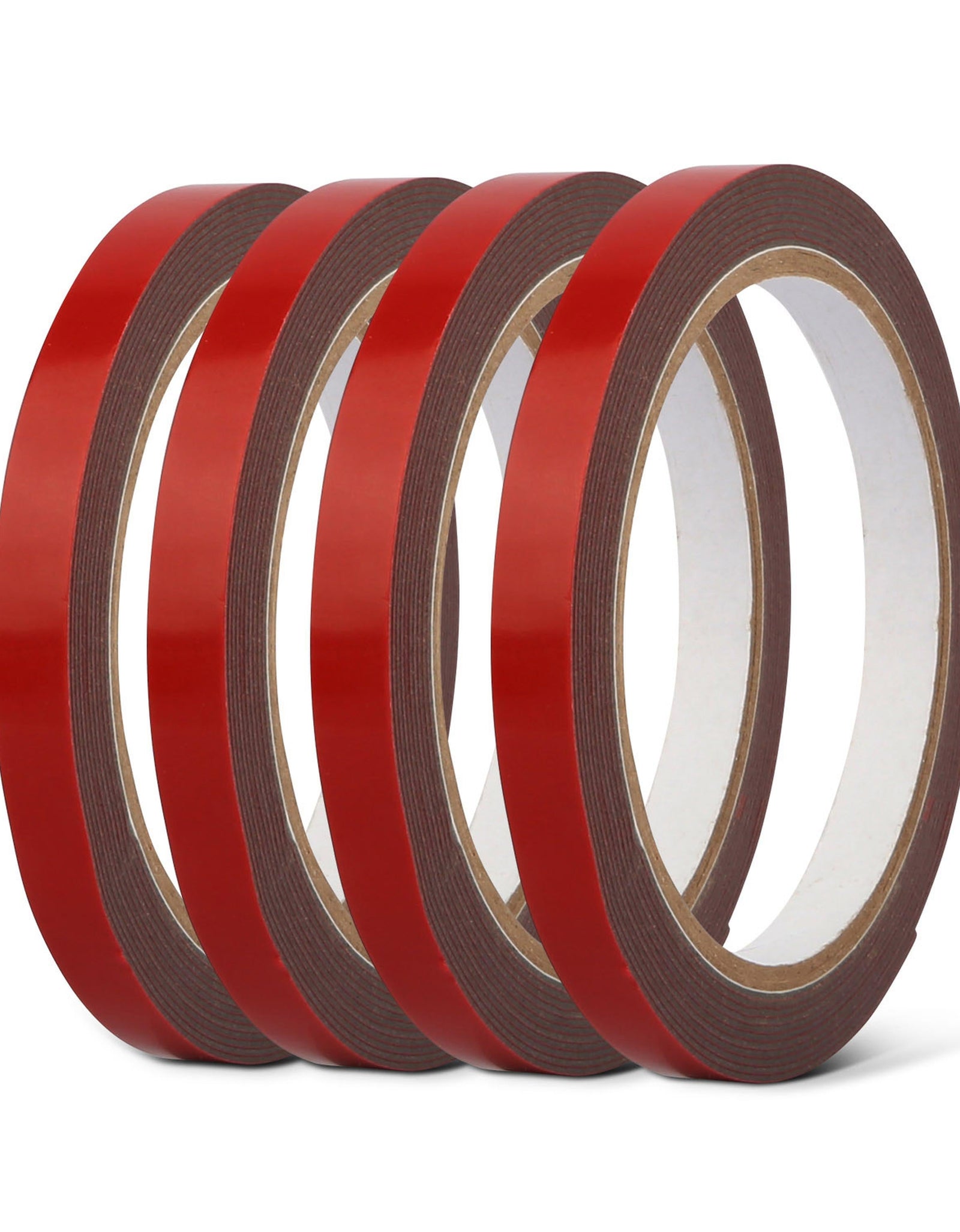 4 Rolls Car Double Sided Tapes Heavy Duty Double Sided Foam Tapes Strong Mounting Adhesive Tapes For Cars Truck Automotive 9.8FT/Roll