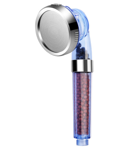 Ionic Filtration Shower Head High Pressure 3 Mode Stone Water Saving Bath Handheld Shower