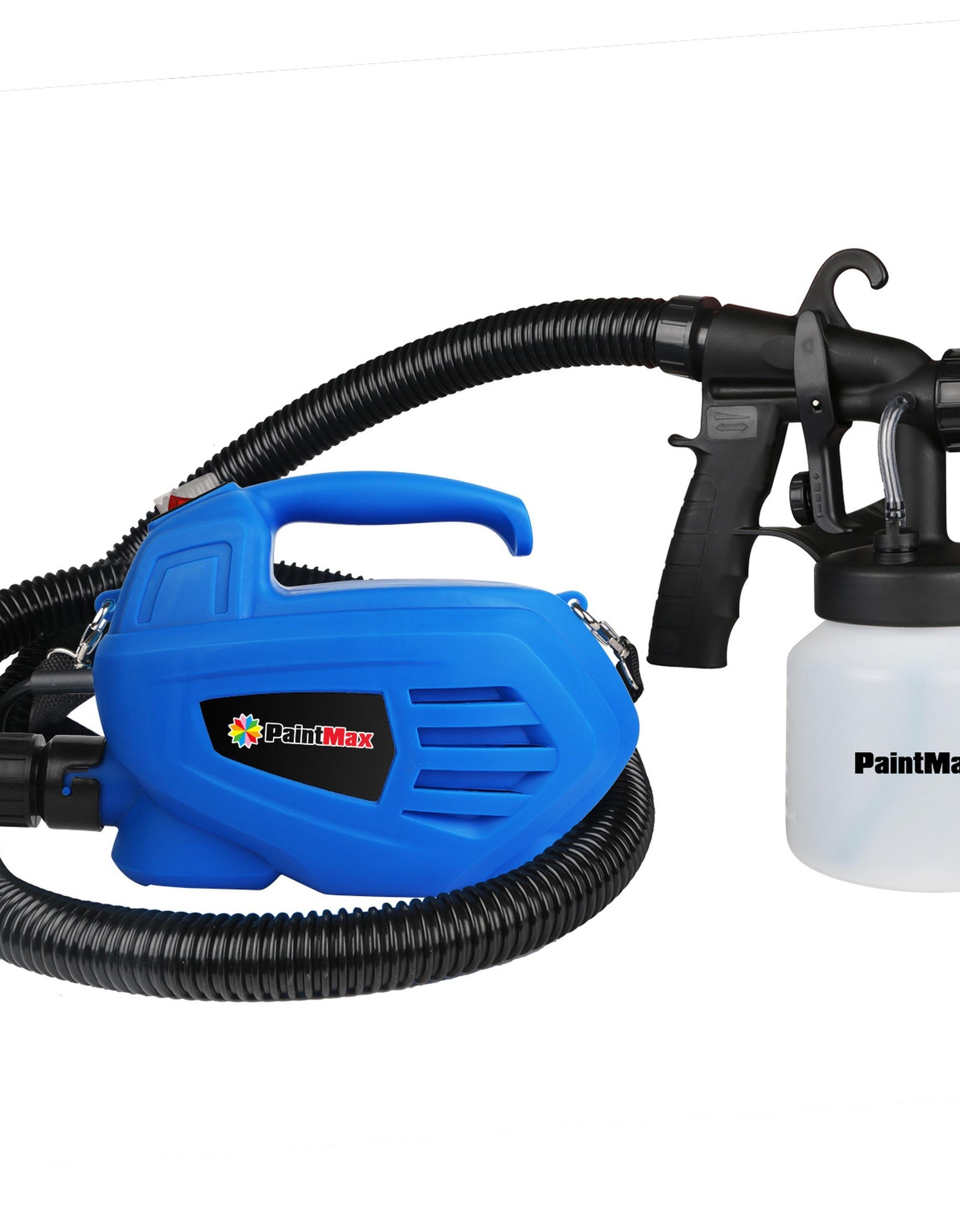 800ML Paint Spray Painter 650W Paint Sprayer Machine 800ML/Min Output HVLP Oil Primer Water Sprayer w/ 3 Spraying Patterns Motor Strap Detachable Cont