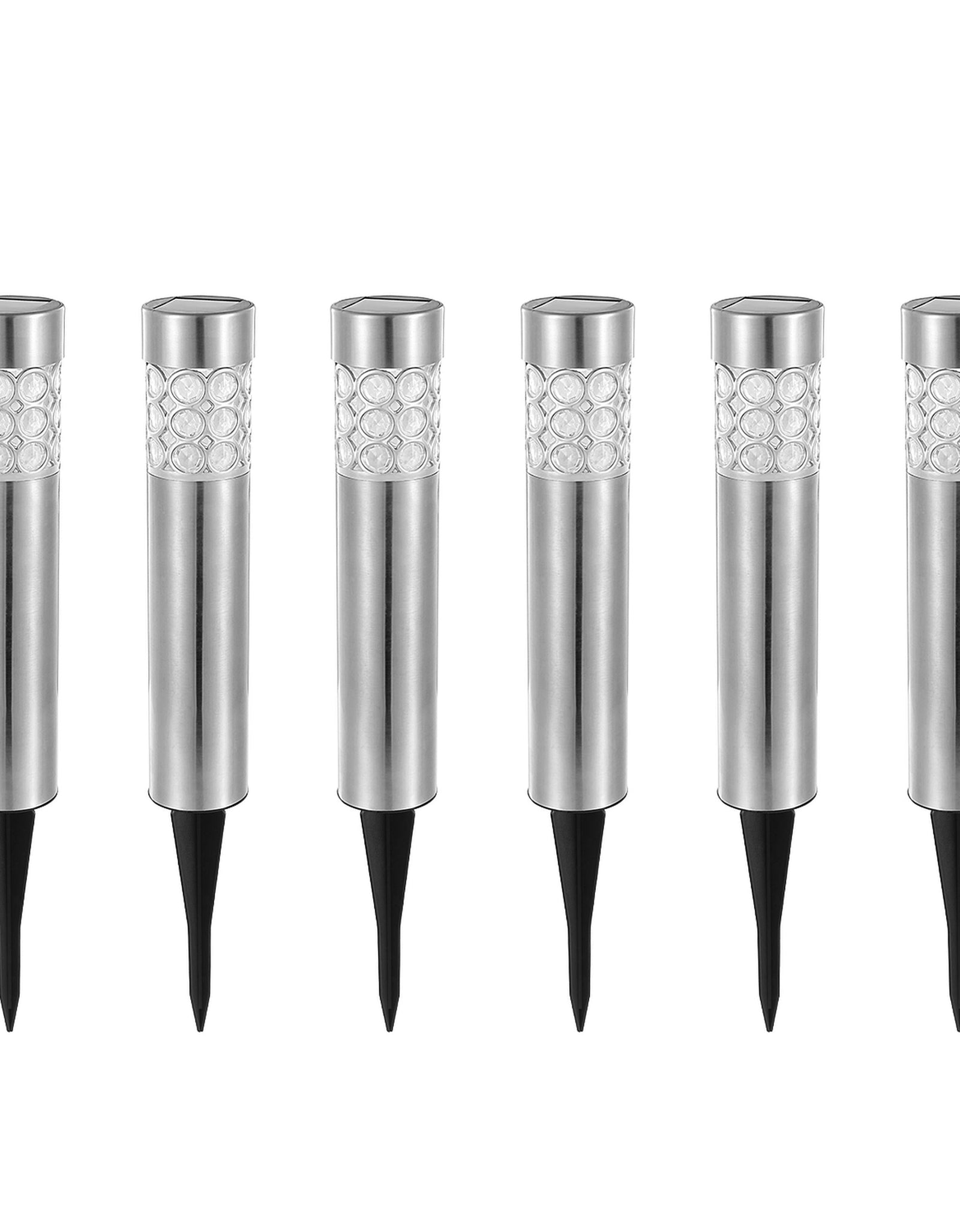 Solarek 6 Pack Outdoor Solar Light IP44 Waterproof RGB Garden Lamp Landscape Lawn D�cor Light