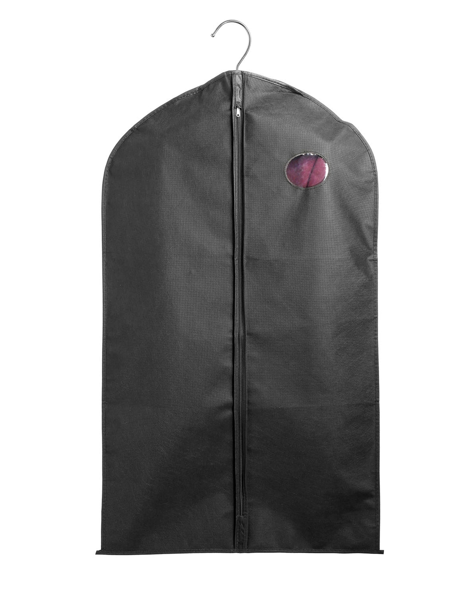 5pcs 39" Garment Bags Hanging Suit Bags Covers Breathable with Full Zipper Transparent Window for Suit Dress Coat Storage Travel Use