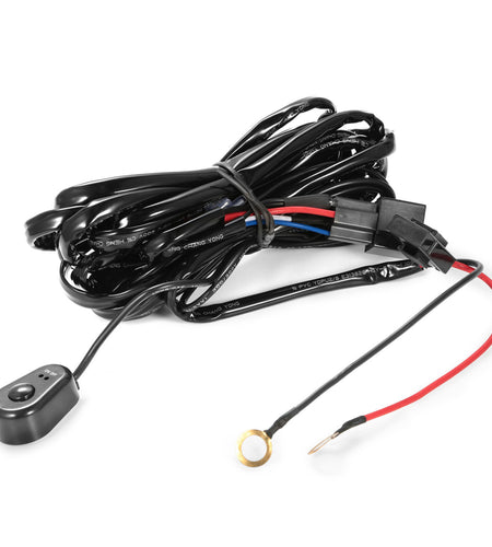 LED Light Bar Wiring Harness Kit 280W 12V 40A Power Relay Fuse On/Off Switch 10ft Length Universal Fitment Light Bar Accessories
