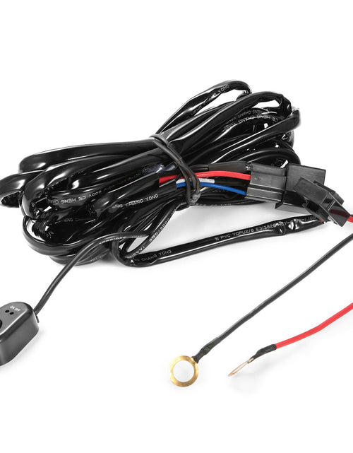 Load image into Gallery viewer, LED Light Bar Wiring Harness Kit 280W 12V 40A Power Relay Fuse On/Off Switch 10ft Length Universal Fitment Light Bar Accessories
