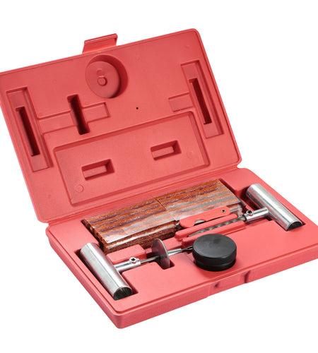 57 Pcs Universal Tire Repair Tools Kit Flat Tire Puncture Repair Tools for Cars Trucks