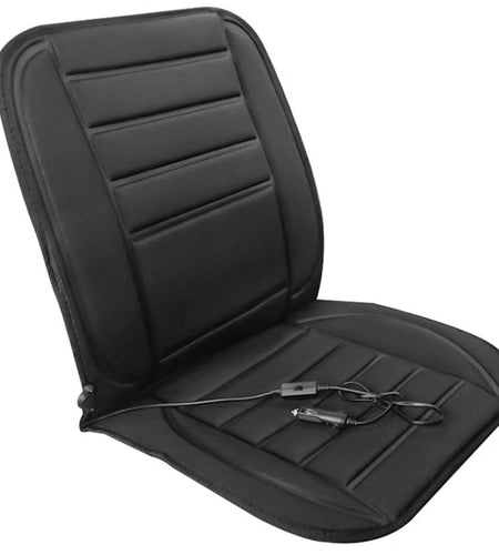 12V Heated Car Seat Cushion with Adjustable Temperature Controller - Fits Cars, Trucks, Vans, SUVs